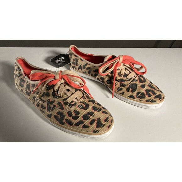 Keds Casual Sneakers (Women’s Size 8.5 ) • Leopard • Canvas Shoes • NEW - Picture 1 of 7